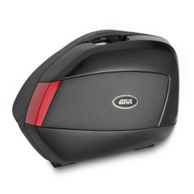 GIVI V35 Pair of Monokey Side cases black red 35L