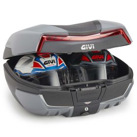 Bauletto Monokey GIVI V58 MAXIA 5 grafite rosso 58L