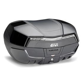 Monokey Top Case GIVI V58 MAXIA Tech Black 58 LT Black Clear Reflector
