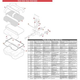 Covert bauletto GIVI verniciato nero per TRK33B/TRK46B