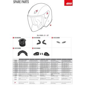 HELM ERSATZTEILE GIVI Z2243SR