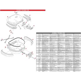 CORDINE APERTURA E55 GIVI Z2276R