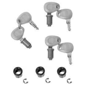 GIVI Silber Gepäckschlüsselset 3 mit Hülle