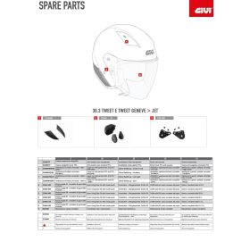 HELMPOLSTERUNG GIVI Z246160R