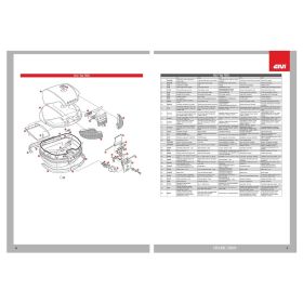 PULSANTE ROSSO SGANCIO B33NML GIVI Z645R
