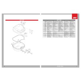 GIVI B360N Top Case Abdeckung