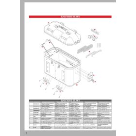 GIVI Linke Gehäusedeckel DLM36A Aluminium