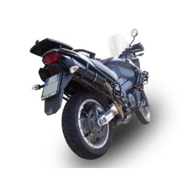 GPR Slip-On Auspuffanlagen Schwarz Genehmigt für Aprilia ETV Caponord 1000 Rally