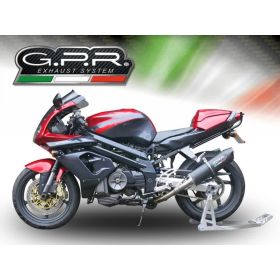 GPR Slip-On Auspuffanlagen Black Fury genehmigt für Aprilia SL/Falco 1000