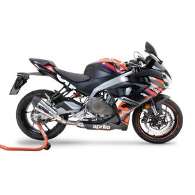 Échappement en titane GPR evo4 complet approuvé avec catalyseur pour Aprilia RS 457