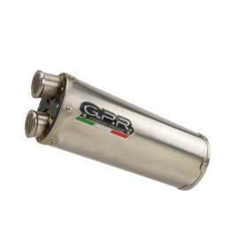 Marmitta slip-on GPR dual inox per bmw r 1200 r 2011-2014