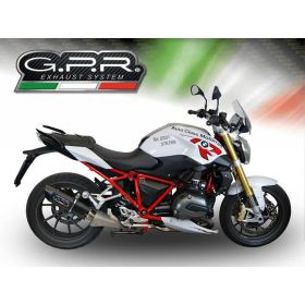 GPR Slip-On Auspuff Fury Schwarz für BMW R 1200 R 2015 LC