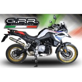 Marmitta slip-on GPR deeptone inox per bmw f 850 gs/adventure