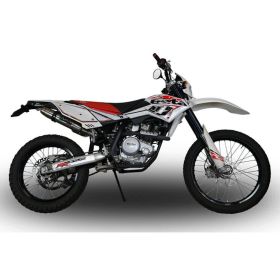 GPR Deeptone Edelstahl Slip-On Auspuff für Beta RR 125 Enduro LC 4T