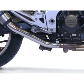 Silencieux GPR Slip-on avec catalyseur trioval approuvé pour Kawasaki Z1000