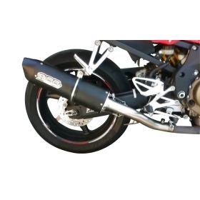 GPR Slip-On Auspuff Furore Schwarz Genehmigt für Honda CBF 600/N
