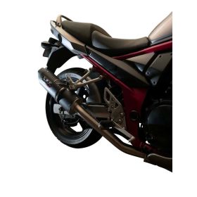 GPR Furore Black Slip-On Auspuff genehmigt für Suzuki GSF 1200 Bandit/S