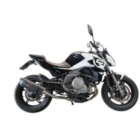 GPR Furore Evo4 Black Slip-On Auspuff Genehmigt für CF Moto 650 NK
