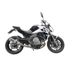 GPR m3 slip-on exhaust approved for CF Moto 650 MT 2019-2020