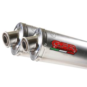 GPR genehmigte runde Edelstahl-Auspuffanlagen für Ducati 748