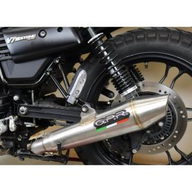 Kompletter GPR Racing Vintacone Auspuff für Moto Guzzi V7 III
