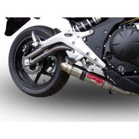 Échappement inox GPR Deeptone complet approuvé et catalyseur pour Kawasaki Er 6 N/F