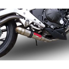 GPR approved complete exhaust Deeptone Inox for Kawasaki ER 6 N/F