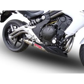 GPR approved complete exhaust Deeptone Inox for Kawasaki ER 6 N/F