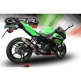 Échappement complet en acier inoxydable GPR Racing Deeptone pour Kawasaki Ninja 400