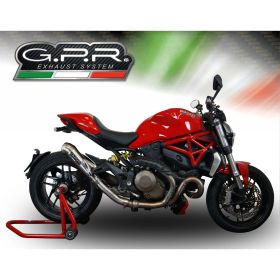 Marmitta slip-on GPR powercone evo omologata per ducati monster 1200 s/r 2014-2016