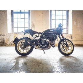 GPR Furore Poppy Slip-On Exhaust Approved for Ducati Scrambler 800