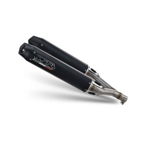 GPR Slip-on Auspuffanlagen Furore Schwarz genehmigt für Ducati 1098