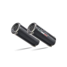 GPR Slip-on Mufflers with M3 Poppy Catalytic Converter approved for Ducati Monster 796