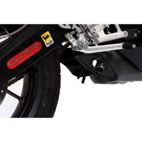 Échappement complet GPR en aluminium approuvé avec catalyseur pour Derbi Gpr 125