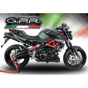 GPR gp evo4 poppy approved slip-on mufflers for Aprilia Shiver 900