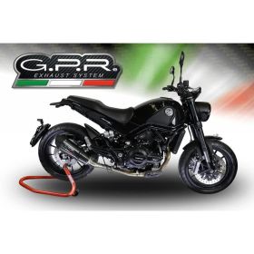 GPR GPE Jubiläums-Mohn Slip-On Auspuff für Benelli Leoncino 500 Trail
