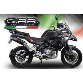 GPR Furore Evo4 Black Slip-On Auspuff für Benelli TRK 502 X 2017-2020