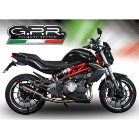 GPR Slip-On Auspuff Furore Evo4 Schwarz für Benelli BN 302 S