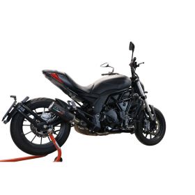 GPR M3 Schwarz Titan Slip-On Auspuff für Benelli 502 C 2021-2024