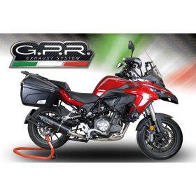 Échappement GPR Furore Evo4 Black Slip-On approuvé pour Benelli TRK 502 2017-2020