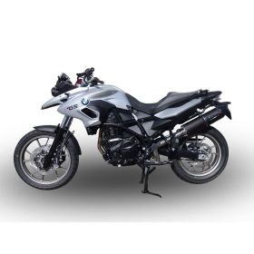 GPR Furore Evo4 Schwarz Slip-On Auspuff für BMW F 700 GS