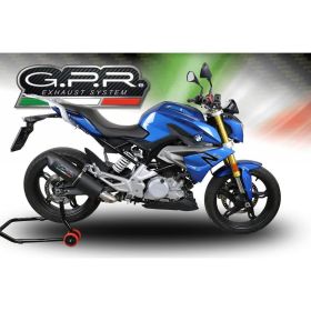 Échappement complet GPR furore evo4 poppy avec catalyseur pour BMW G 310 R 2017-2021