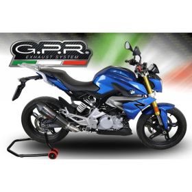 GPR gp evo4 poppy complete exhaust with catalyst for BMW G 310 R 2017-2021