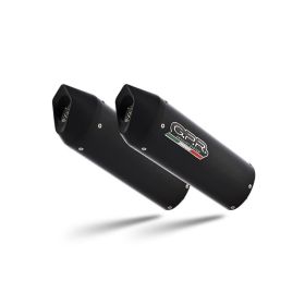 GPR Slip-On Schalldämpfer Furore Evo4 Schwarz Genehmigt für BMW K 1600 GTL 2017-2021
