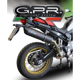 GPR Slip-on Auspuff Furore Evo4 Schwarz für BMW F 750 GS 2018-2020