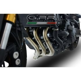 GPR komplette Auspuffanlage Satinox genehmigt mit Katalysator für Yamaha Tracer 900 GT