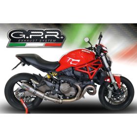 GPR m3 titanium slip-on exhaust approved for Ducati Monster 1200 S/R