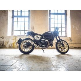 Silencieux GPR m3 en acier inox à emboîter homologué pour Ducati Scrambler 800 2017-2020