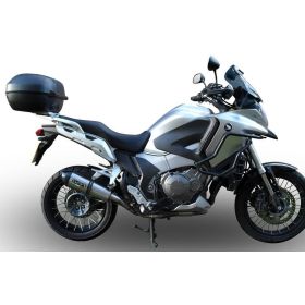 GPR Slip-On Auspuff Furore Evo4 Schwarz für Honda VFR1200X Crosstourer