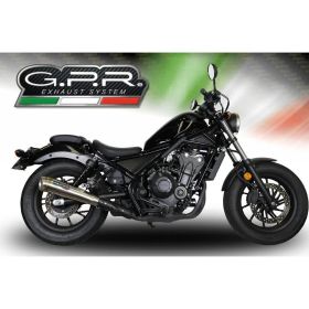 Marmitta slip-on GPR powercone evo per honda cmx 500 rebel 2021-2023